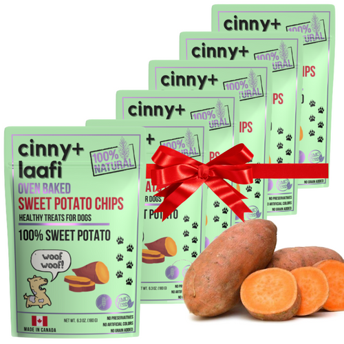 Sweet Potato Dog Chews oven Baked Treats