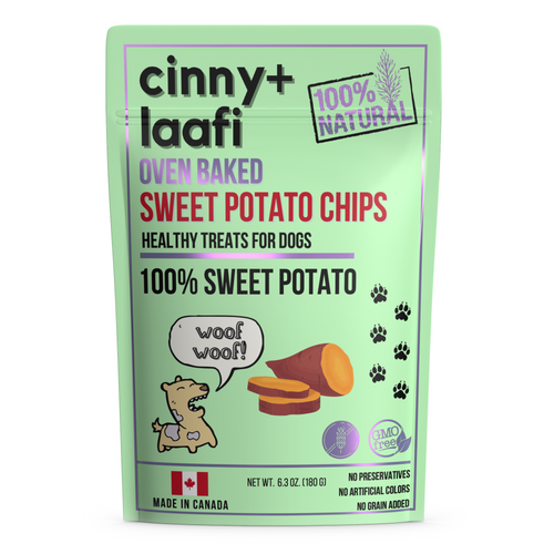 Sweet Potato Dog Treats oven baked Chews
